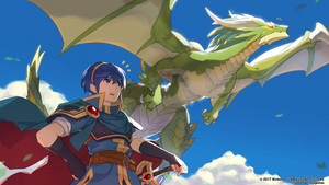 PromotionalArt Marth and Midgardsormr.png