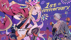 PromotionalArt 1st Anniversary Yaten and Natalie.png